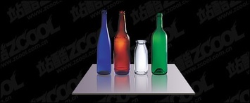 Multi color bottles