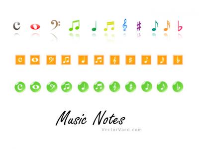 Icons - Music Notes 