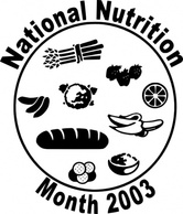 National Nutriion Month clip art Preview
