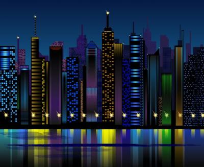 Night City Vector Preview