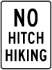 No Hitch Hiking