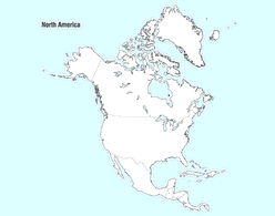 North America Map Vector Preview