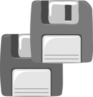 Old Computer Floppy Storage Hardware Disks Diskette