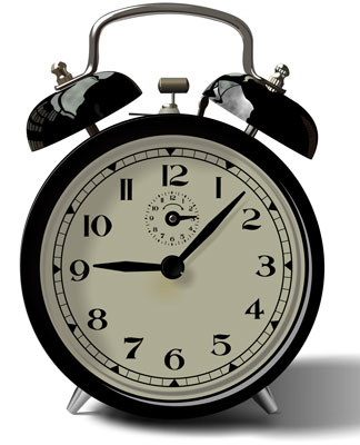 Old Fashioned Vector Clock Preview