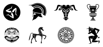 Old Vector Pack of Ancient Greek Designs
