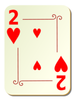 Ornamental deck: 2 of hearts