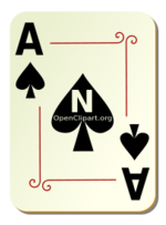 Ornamental deck: Ace of spades