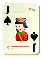 Ornamental deck: Jack of spades