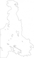 Maps - Outline Map Of Victoria Bc Canada Saanich Peninsula clip art 