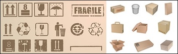 Packaging and packaging commonly used symbol