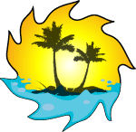 Palm Trees Vector Image