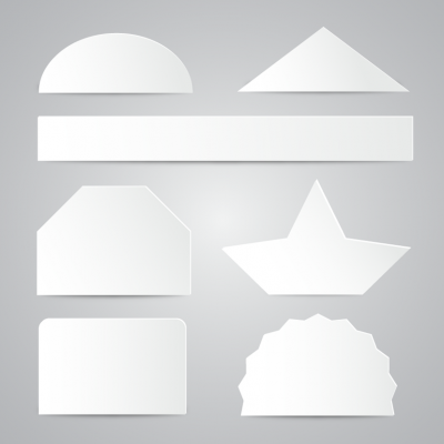 Paper Shapes with Shadows Preview