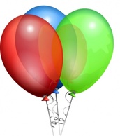 Party Helium Balloons clip art Preview
