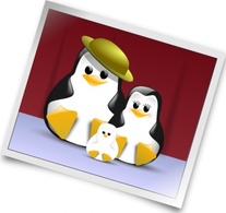 Penguin Digital Happy Cartoon Penguins Photograph Family Families Image Photo Preview
