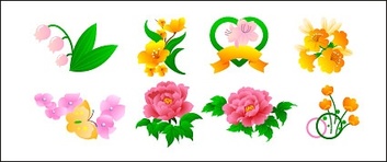 Flowers & Trees - Peony flowers, roses, tulips and other flowers 