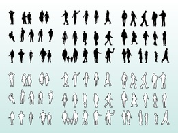 People Silhouettes and Preview