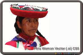 Peru Woman Vector Preview