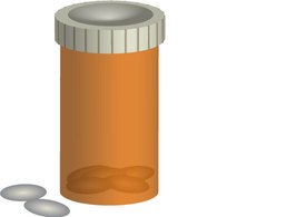 Pill Bottle Vector