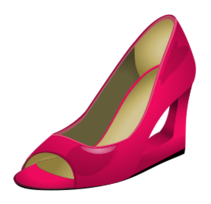 Pink high heels