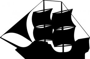 Pirate Ship clip art