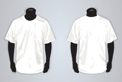 Plain White T-shirt Template Preview