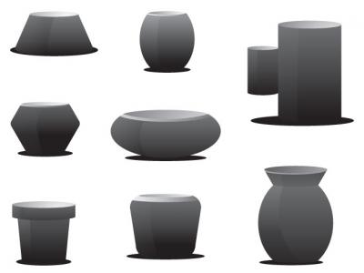 Pot Silhouettes Preview
