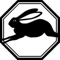 Rabbit Running Animal clip art Preview