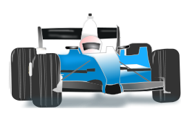 Race Car Blue Preview