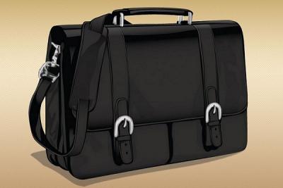 Realistic Briefcase Vector Preview