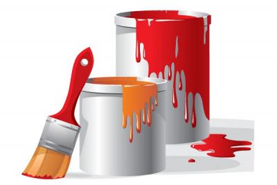 Realistic Paint Buckets Vector Preview