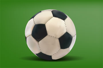 Realistic Soccer Ball Vector Preview