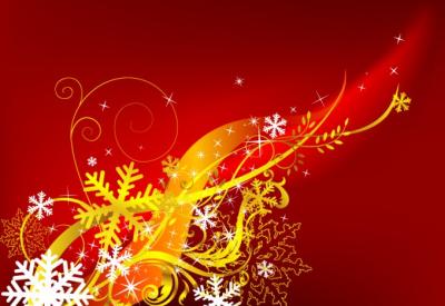 Backgrounds - Red Christmas background 
