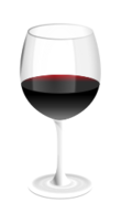 Food - Red Wine Glass 