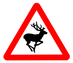 Roadsign Bambi