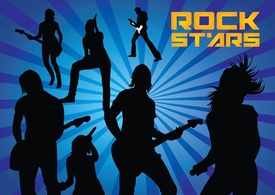 Rock Stars Silhouettes Preview