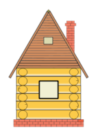 Russian wood house