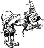 Scarecrow Bowing clip art Preview