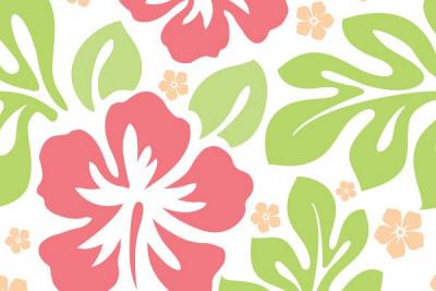 Seamless Aloha Vector Pattern Preview
