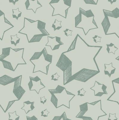 Seamless hand drawn stars Preview