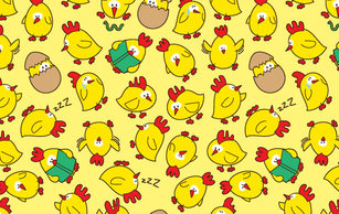 Patterns - Seamless pattern chicken 