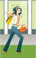 Shopping girl 1
