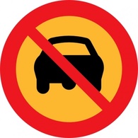 Sign Car Transportation Road Cars Roadsign Transport Forbidden