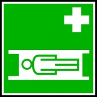 Sign Symbol Doctor Nurse Signs Symbols Civiere Aid Medicine Medical Ambulance Stretcher