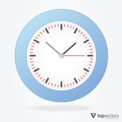 Simple Analog Vector Clock Preview