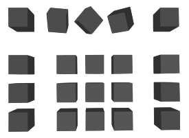 Simple Grey Cubes Preview