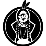 Human - Sitting Bull Indian Chief Vector 
