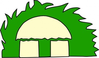 Small Building Shed Dome clip art Preview
