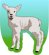 Small Sheep clip art Preview