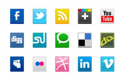 Social Media Vector Icon Preview