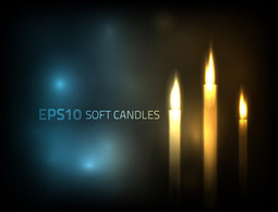 Soft Candles Abstraction light Preview